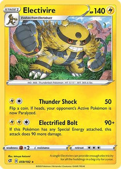 Electivire (59) [SWSH02: Rebel Clash] Reverse Holofoil - Deck Out Gaming