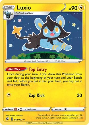 Luxio (61) [SWSH02: Rebel Clash] Reverse Holofoil - Deck Out Gaming