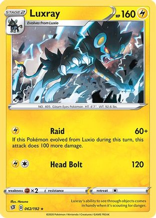 Luxray (62) [SWSH02: Rebel Clash] Reverse Holofoil - Deck Out Gaming