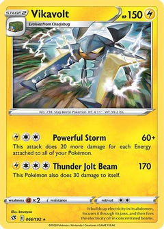 Vikavolt (66) [SWSH02: Rebel Clash] Reverse Holofoil - Deck Out Gaming