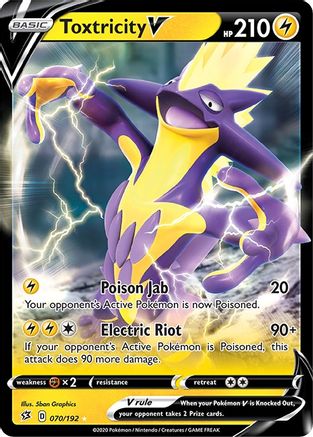 Toxtricity V (70) [SWSH02: Rebel Clash] Holofoil - Deck Out Gaming