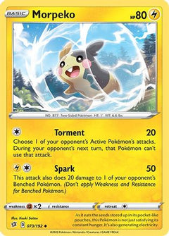 Morpeko (73) [SWSH02: Rebel Clash] Reverse Holofoil - Deck Out Gaming