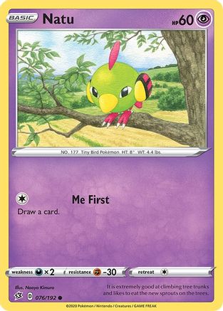 Natu (76) [SWSH02: Rebel Clash] Reverse Holofoil - Deck Out Gaming