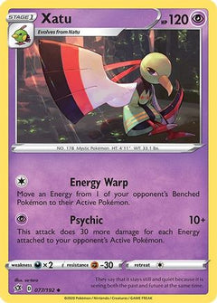 Xatu (77) [SWSH02: Rebel Clash] Reverse Holofoil - Deck Out Gaming