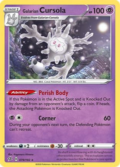 Galarian Cursola (79) [SWSH02: Rebel Clash] Reverse Holofoil - Deck Out Gaming