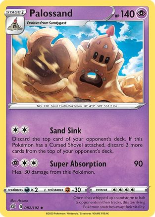 Palossand (82) [SWSH02: Rebel Clash] Reverse Holofoil - Deck Out Gaming
