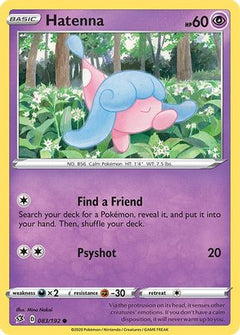 Hatenna (83) [SWSH02: Rebel Clash] Reverse Holofoil - Deck Out Gaming