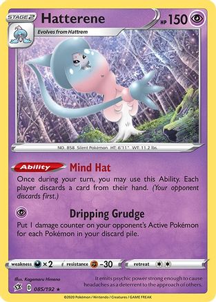 Hatterene (85) [SWSH02: Rebel Clash] Holofoil - Deck Out Gaming