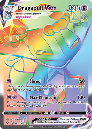 Dragapult VMAX (Secret) (197) [SWSH02: Rebel Clash] Holofoil - Deck Out Gaming