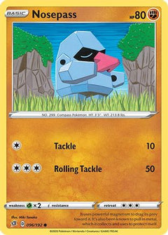 Nosepass (96) [SWSH02: Rebel Clash] Reverse Holofoil - Deck Out Gaming