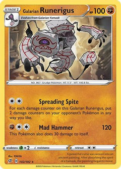 Galarian Runerigus (102) [SWSH02: Rebel Clash] Reverse Holofoil - Deck Out Gaming