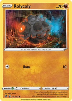 Rolycoly (105) [SWSH02: Rebel Clash] Reverse Holofoil - Deck Out Gaming