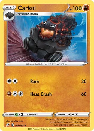 Carkol (106) [SWSH02: Rebel Clash] Reverse Holofoil - Deck Out Gaming