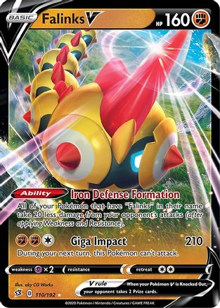 Falinks V (110) [SWSH02: Rebel Clash] Holofoil - Deck Out Gaming