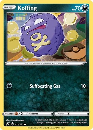 Koffing (112) [SWSH02: Rebel Clash] Reverse Holofoil - Deck Out Gaming