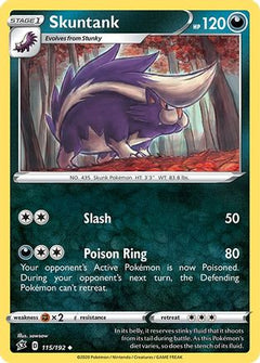 Skuntank (115) [SWSH02: Rebel Clash] Reverse Holofoil - Deck Out Gaming