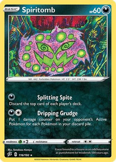Spiritomb (116) [SWSH02: Rebel Clash] Reverse Holofoil - Deck Out Gaming
