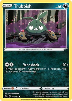 Trubbish (117) [SWSH02: Rebel Clash] Reverse Holofoil - Deck Out Gaming