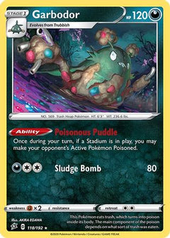 Garbodor (118) [SWSH02: Rebel Clash] Reverse Holofoil - Deck Out Gaming