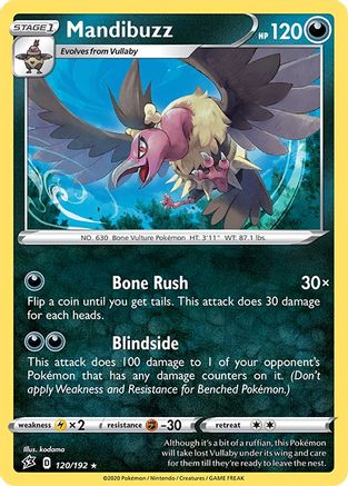 Mandibuzz (120) [SWSH02: Rebel Clash] - Deck Out Gaming