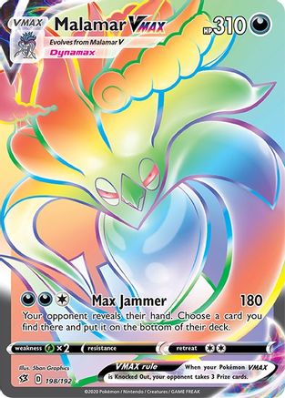 Malamar VMAX (Secret) (198) [SWSH02: Rebel Clash] Holofoil - Deck Out Gaming