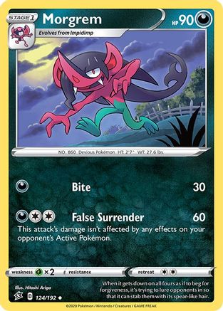 Morgrem (124) [SWSH02: Rebel Clash] Reverse Holofoil - Deck Out Gaming