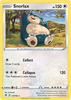 Snorlax (141) [SWSH02: Rebel Clash] - Deck Out Gaming