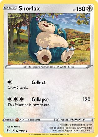 Snorlax (141) [SWSH02: Rebel Clash] - Deck Out Gaming