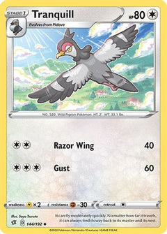 Tranquill (144) [SWSH02: Rebel Clash] Reverse Holofoil - Deck Out Gaming