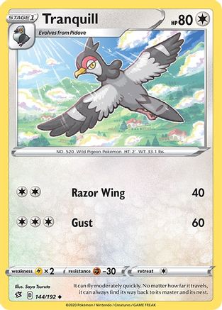 Tranquill (144) [SWSH02: Rebel Clash] Reverse Holofoil - Deck Out Gaming