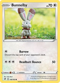 Bunnelby (146) [SWSH02: Rebel Clash] Reverse Holofoil - Deck Out Gaming