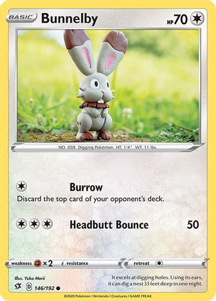 Bunnelby (146) [SWSH02: Rebel Clash] Reverse Holofoil - Deck Out Gaming