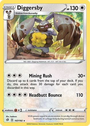 Diggersby (147) [SWSH02: Rebel Clash] - Deck Out Gaming