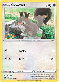 Skwovet (151) [SWSH02: Rebel Clash] Reverse Holofoil - Deck Out Gaming