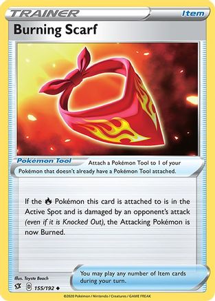 Burning Scarf (155) [SWSH02: Rebel Clash] Reverse Holofoil - Deck Out Gaming