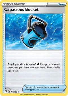 Capacious Bucket (156) [SWSH02: Rebel Clash] Reverse Holofoil - Deck Out Gaming