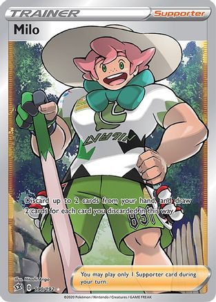 Milo (Full Art) (190) [SWSH02: Rebel Clash] Holofoil - Deck Out Gaming