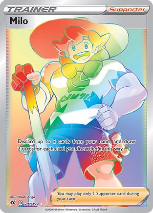 Milo (Secret) (201) [SWSH02: Rebel Clash] Holofoil - Deck Out Gaming