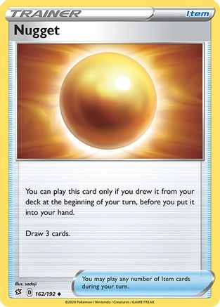 Nugget (162) [SWSH02: Rebel Clash] Reverse Holofoil - Deck Out Gaming
