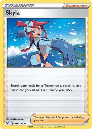 Skyla (166) [SWSH02: Rebel Clash] Reverse Holofoil - Deck Out Gaming