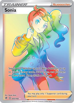 Sonia (Secret) (203) [SWSH02: Rebel Clash] Holofoil - Deck Out Gaming