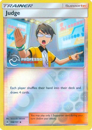 Judge (2019) (108) [Professor Program Promos] Reverse Holofoil - Deck Out Gaming