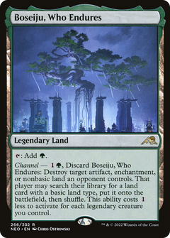 Boseiju, Who Endures (266) [Kamigawa: Neon Dynasty] foil - Deck Out Gaming