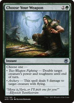 Choose Your Weapon (175) [Adventures in the Forgotten Realms] - Deck Out Gaming
