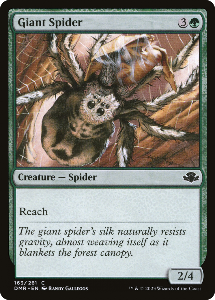 Giant Spider (163) [Dominaria Remastered] foil - Deck Out Gaming