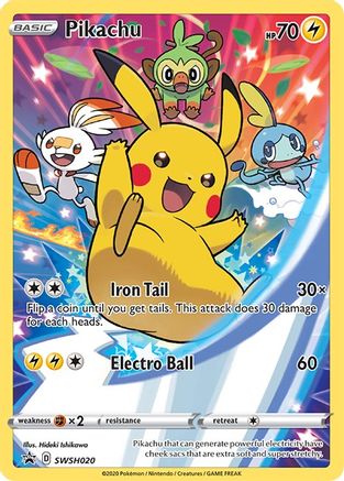 Pikachu (SWSH020) [Sword & Shield: Black Star Promos] - Deck Out Gaming