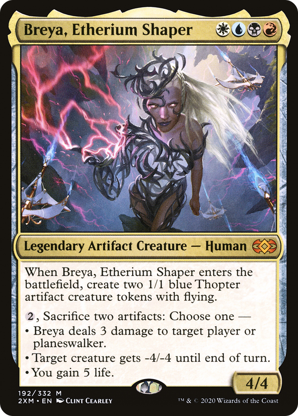 Breya, Etherium Shaper (192) [Double Masters] foil - Deck Out Gaming
