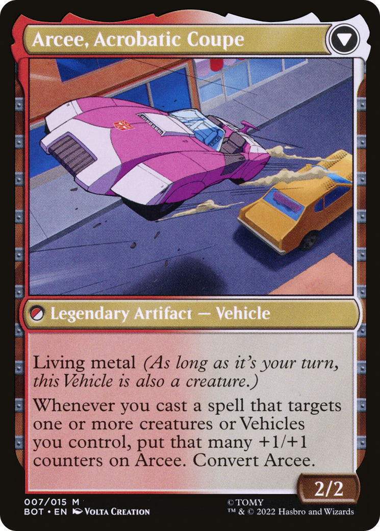 Arcee, Sharpshooter (7) [Universes Beyond: Transformers] foil - Deck Out Gaming