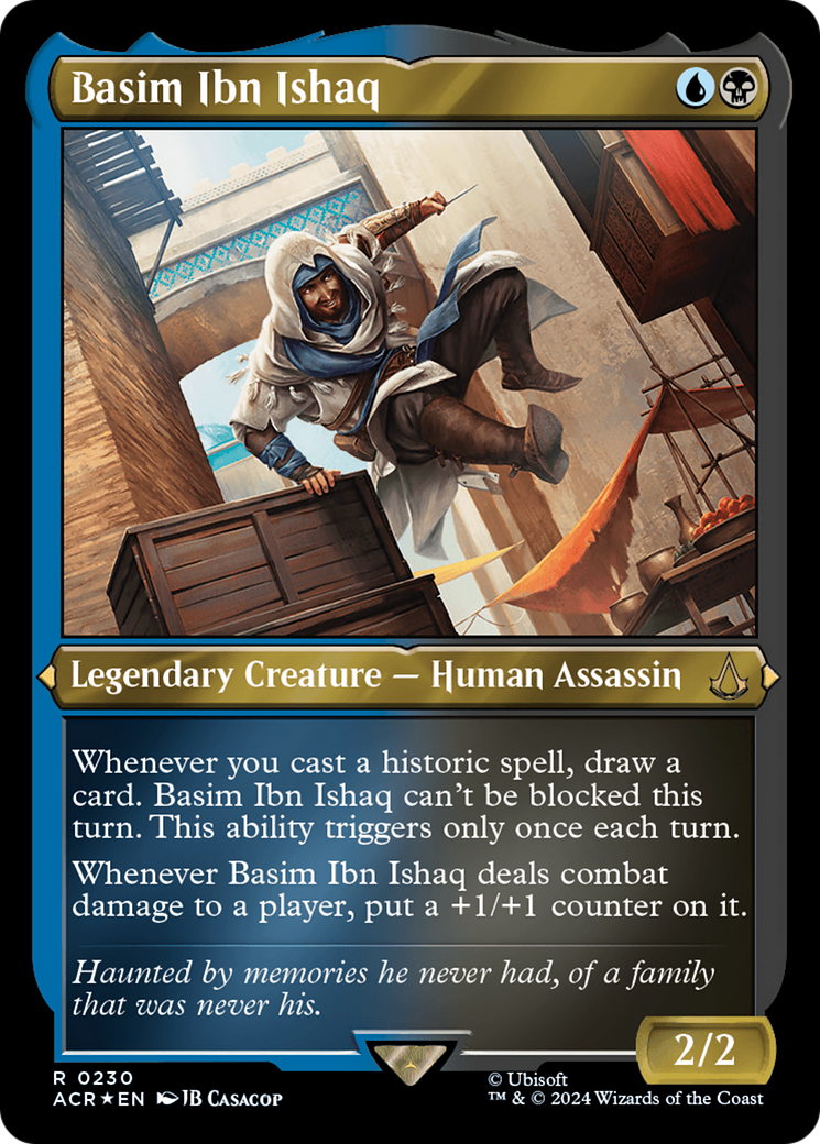 Basim Ibn Ishaq (230) [Assassin's Creed] etched - Deck Out Gaming