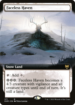 Faceless Haven (Extended Art) (371) [Kaldheim] foil - Deck Out Gaming